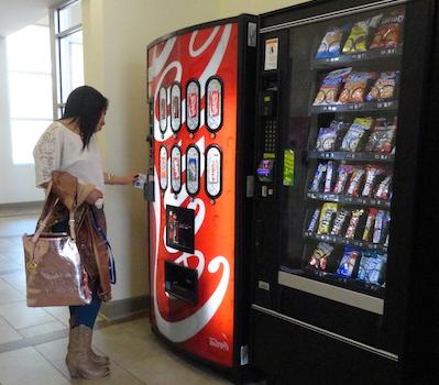 Campus vending machines.